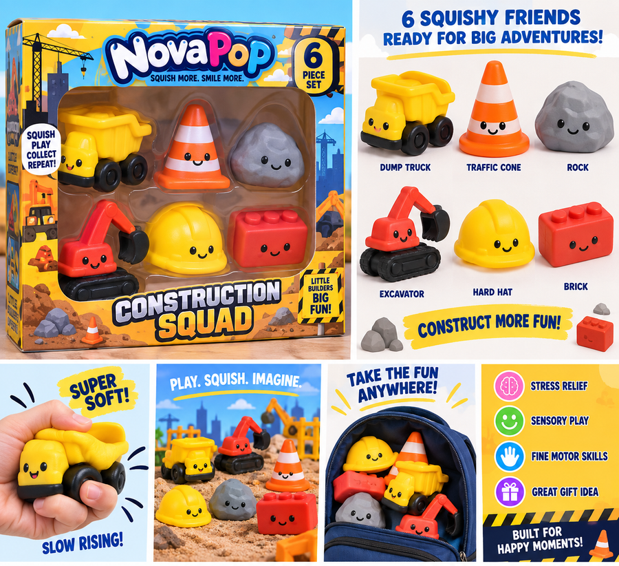 Construction Squad – 6 Piece Set
