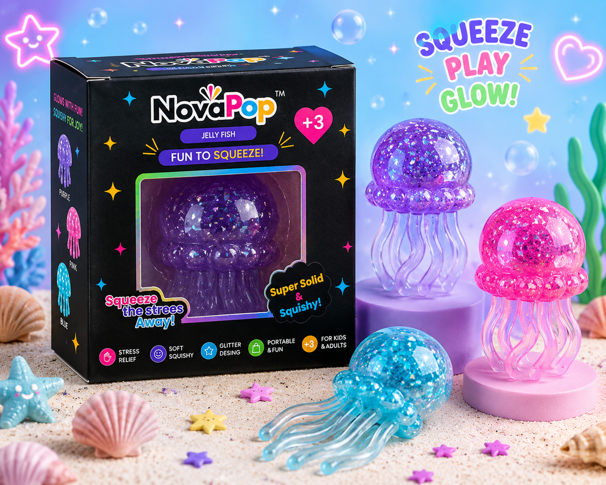 NovaPop Jelly Fish Squishy
